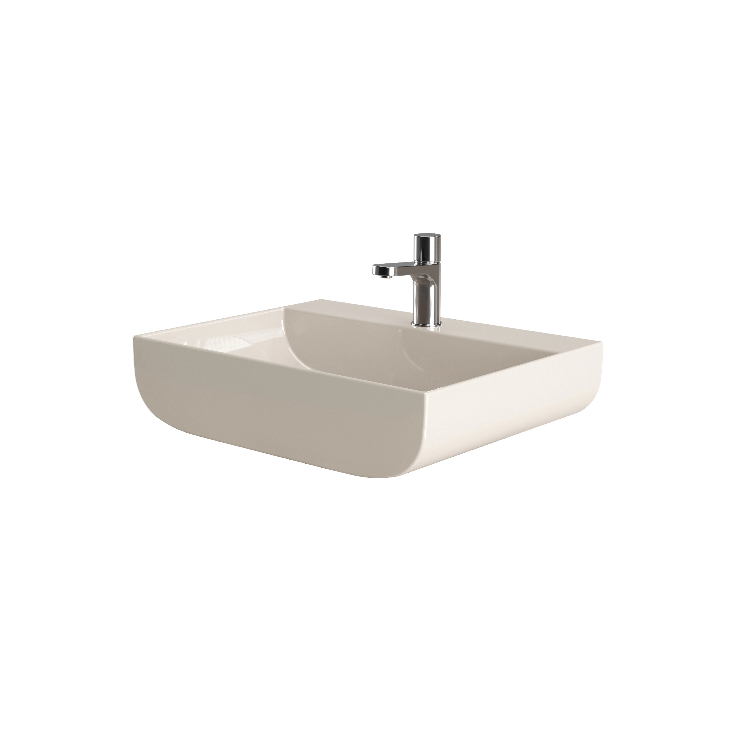 Foto 9 Leuca Washbasin 100&times;45 cm wall-hung/over counter. 1 tap hole