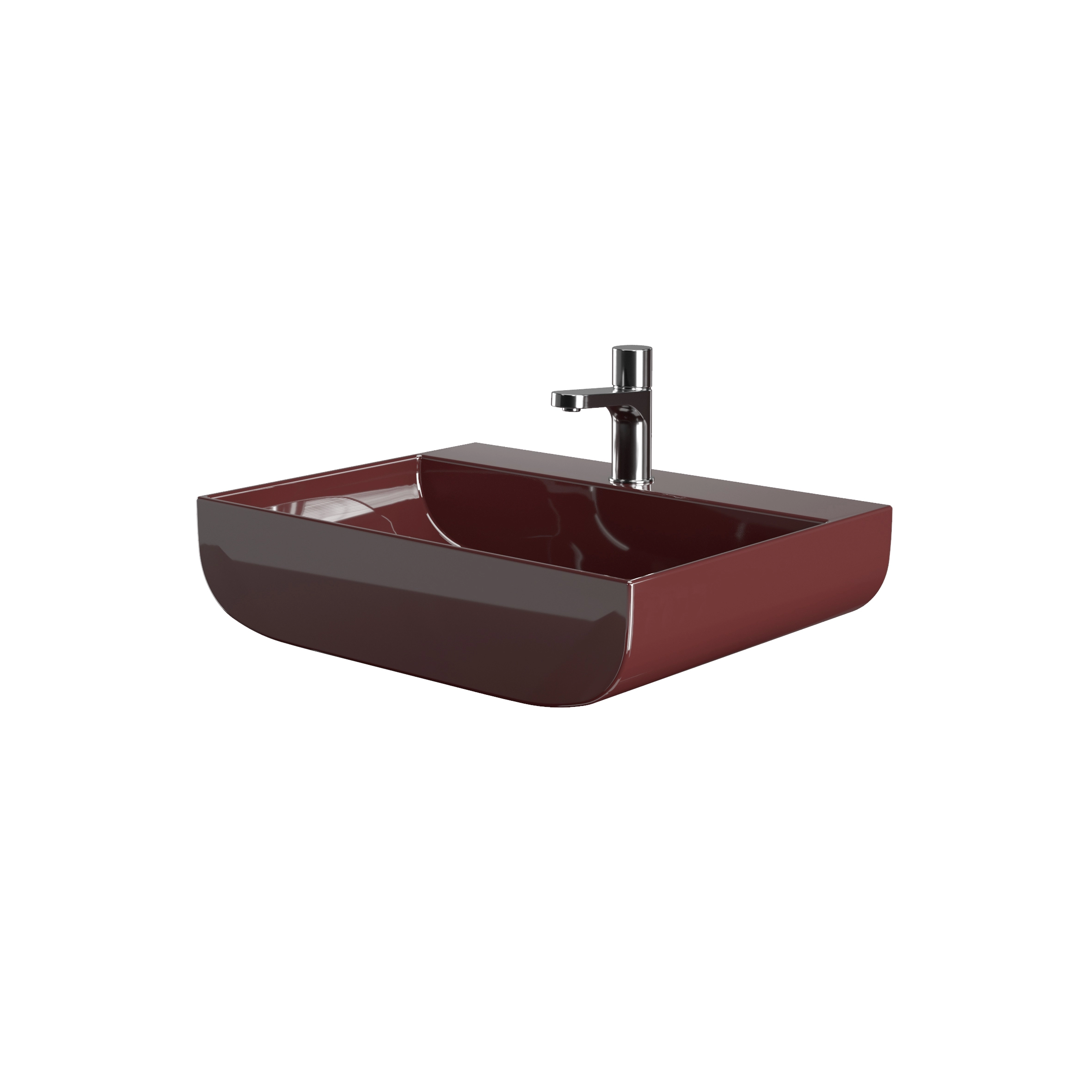 Foto 13 Leuca Washbasin 100&times;45 cm wall-hung/over counter. 1 tap hole