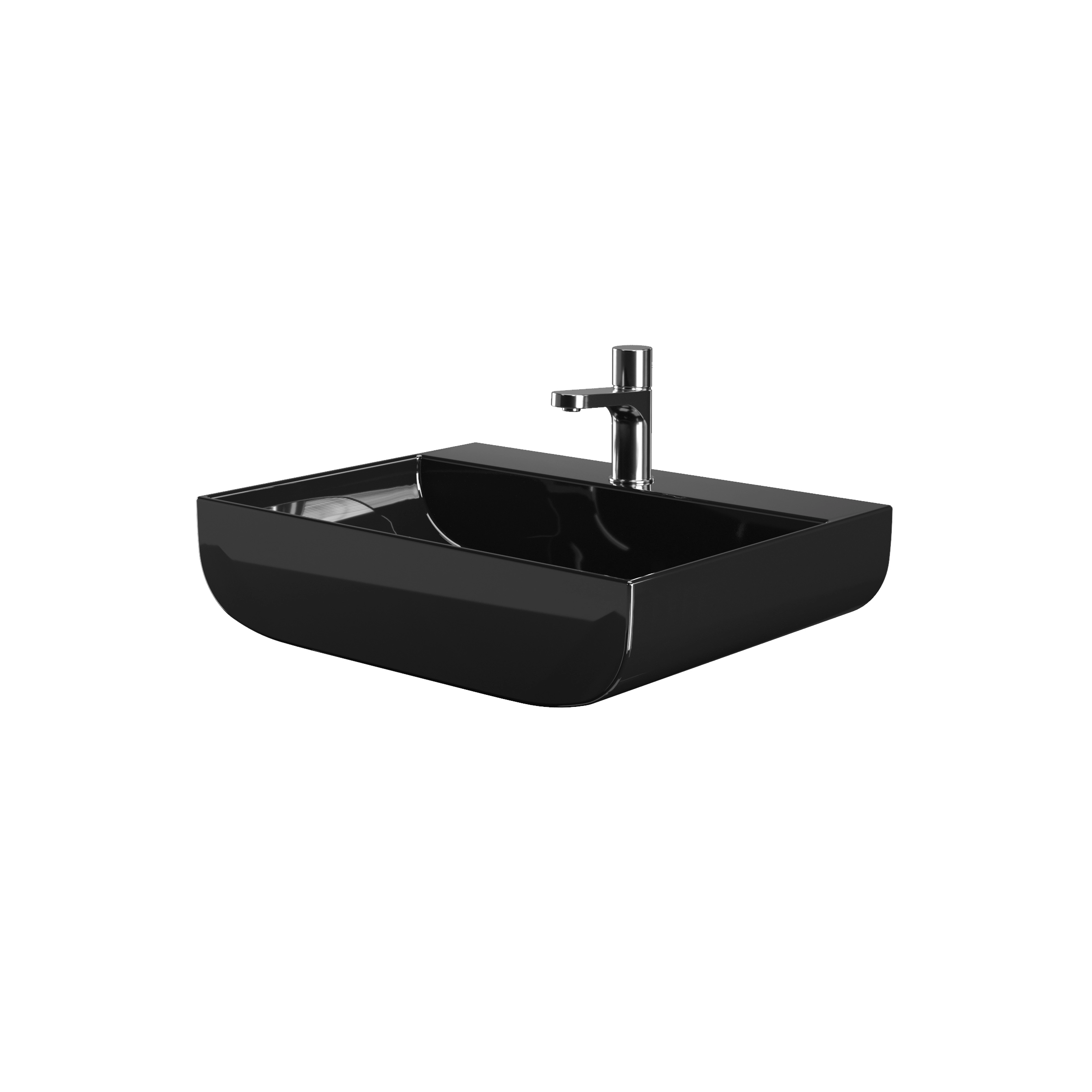Foto 15 Leuca Washbasin 100&times;45 cm wall-hung/over counter. 1 tap hole