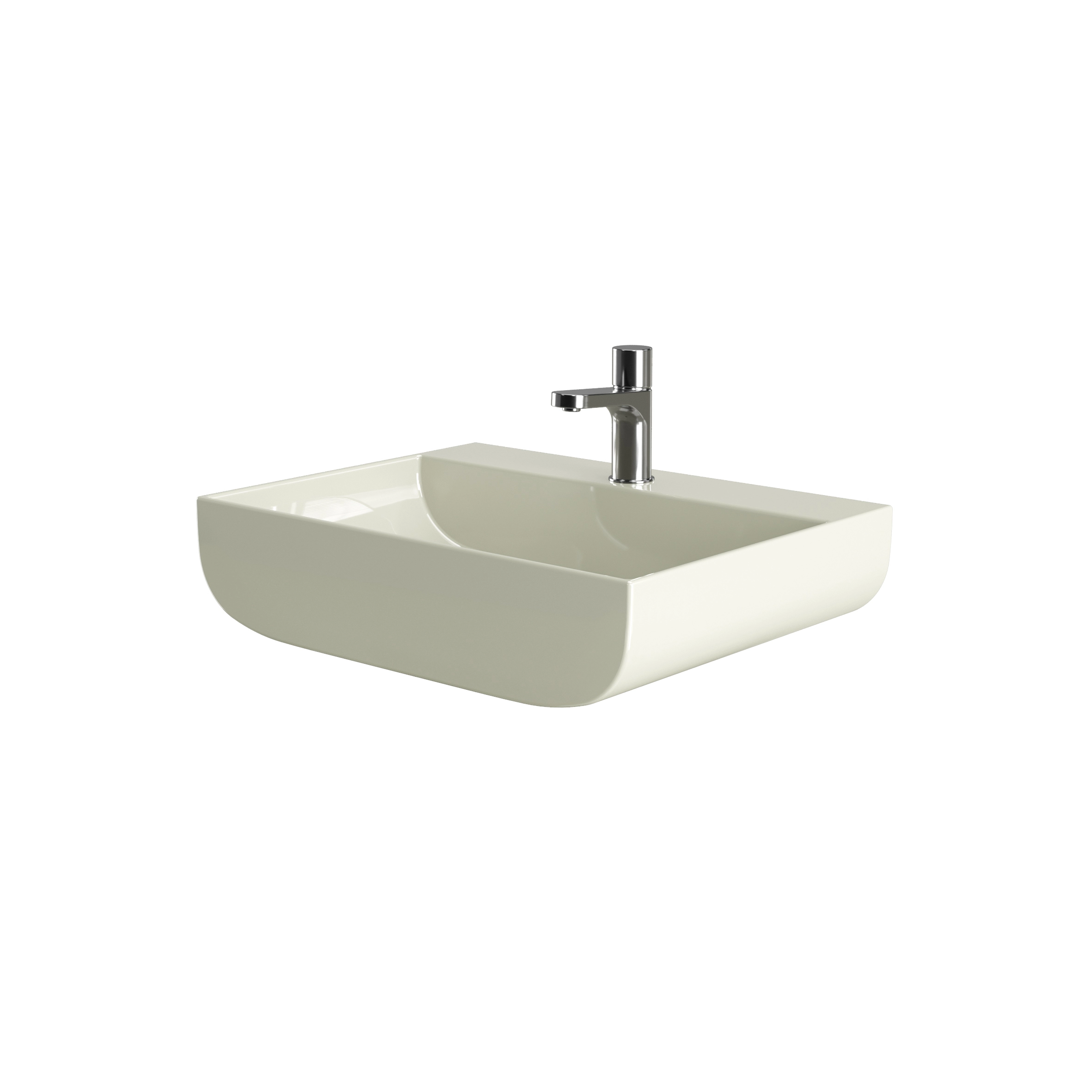 Foto 10 Over Counter Washbasin No Tap Hole 45&times;39 cm Leuca