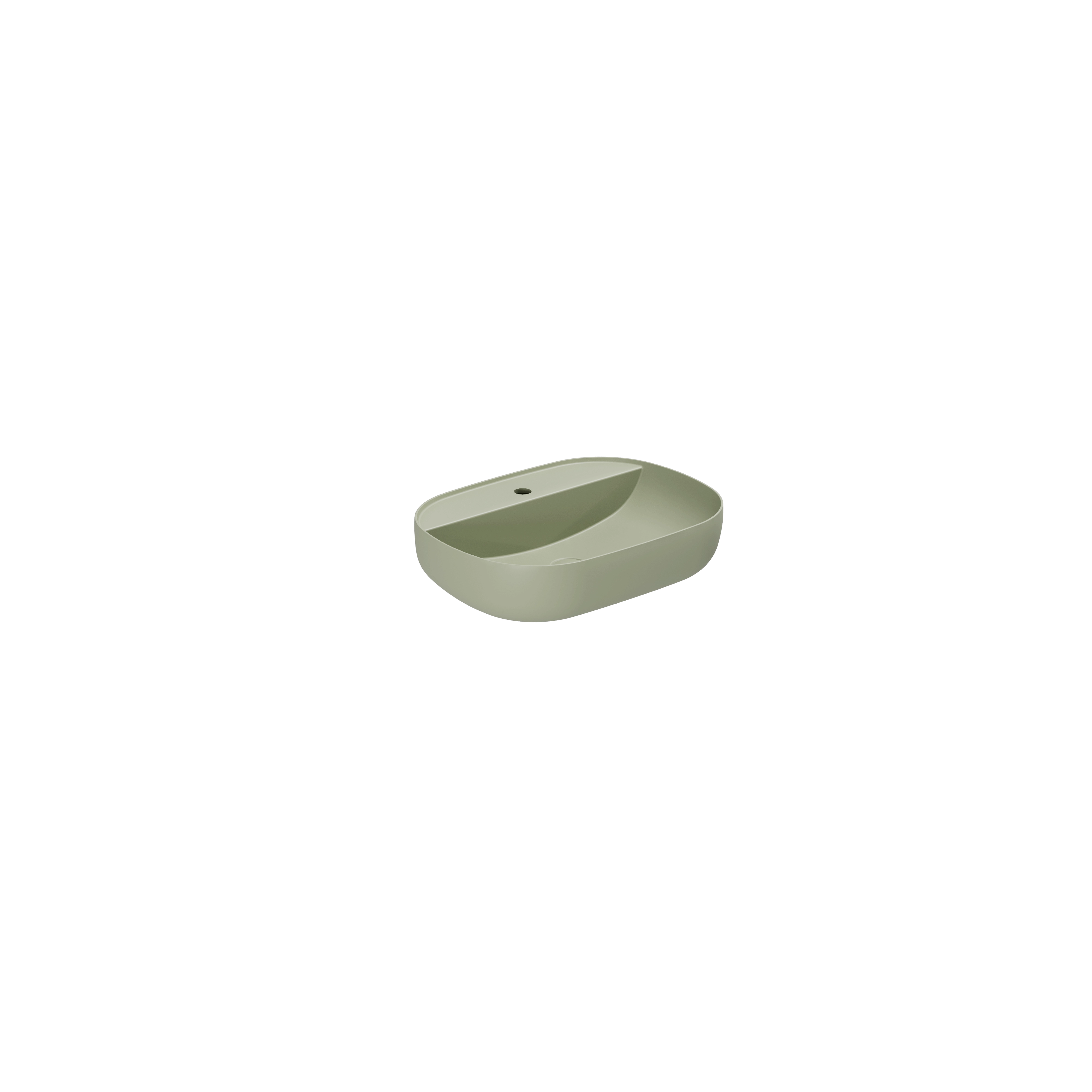 Foto 1 Over Counter Washbasin One-tap Hole 60&times;45 Elegance Zip