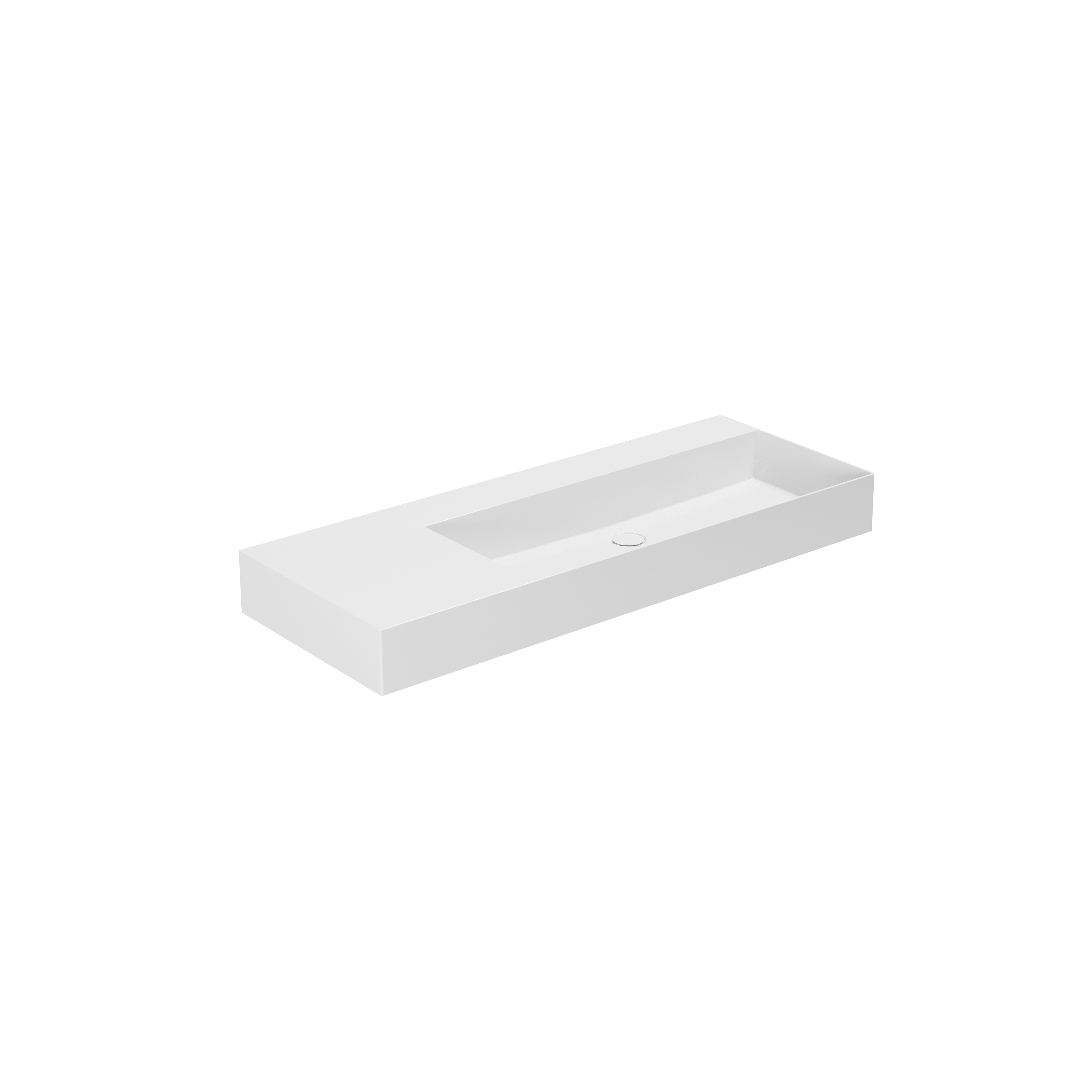 Foto 0 Wall-hung Washbasin Left Top No Hole 122 cm Elegance Squared